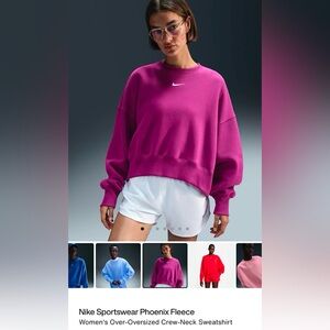 Nike Phoenix Oversized cropped sweatshirt